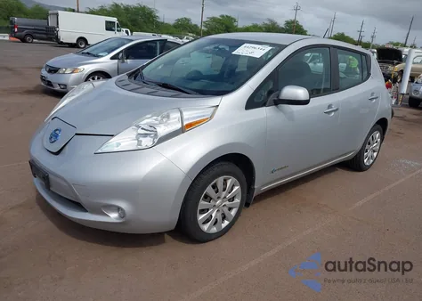 2017 Nissan Leaf S из США, поврежденный, VIN 1N4BZ0CP7HC306376